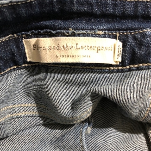 Pilcro and The Letterpress Women’s Ultra High Rise Button Fly Slim Jeans Size 29 - Picture 9 of 11